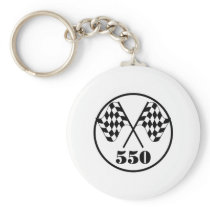 550 Checkered Flags Keychains