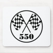 550 Checkered Flags Mouse Mat