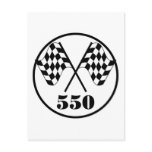 550 Checkered Flags Postcards