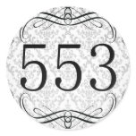 553 Area Code Stickers