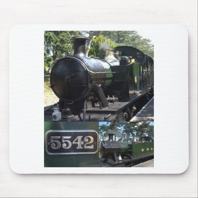 5542 Steam Locomotive Mouse Mats by t3ck13