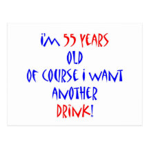 55 another drink post card