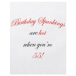 55 Birthday Spanking Custom Flyer