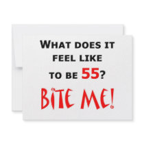 55 Bite Me! Personalized Announcement