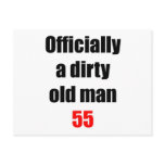 55  Dirty Old Man Postcards