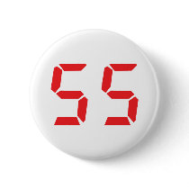 55 fifty-fife red alarm clock digital number buttons