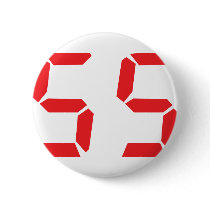 55 fifty-fife red alarm clock digital number buttons