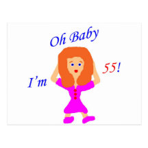 55 Oh Baby Postcard