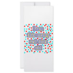 55 Red Dots Old Personalized Rack Card