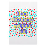 55 Red Dots Old Custom Stationery