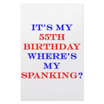 55 Where's my spanking? Customized Stationery