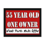 55 Year Old, One Owner - Needs Parts, Make Offer Post Card