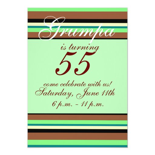 55th birthday Invitation | Zazzle