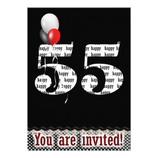 1,000+ 55 Birthday Party Invitations, 55 Birthday Party Announcements