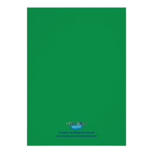55th Emerald Wedding Anniversary Invitation