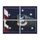 55th Security  Forces Stretched Canvas Print