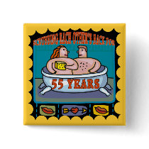 55th Wedding Anniversary Button by wedding_anniversary 55th Wedding Anniversary Button