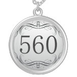 560 Area Code Necklaces