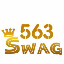 563 Area Code Swag Photo Cutout