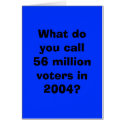 56 million Democrats Voted cards by skyview 56 million Democrats Voted cards