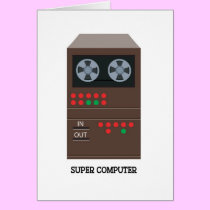 #56D Super Computer Her Birthday cards