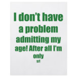 57 Admit my age Flyer Design