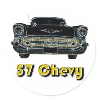 57 Chevy Sticker sticker