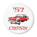 57 Crusin Car Refrigerator Magnets