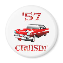 57 Crusin Car Refrigerator Magnets