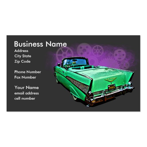 '57 Gears Business Cards (front side)