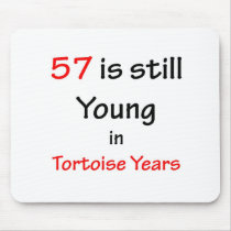 57 Tortoise Years Mouse Pad