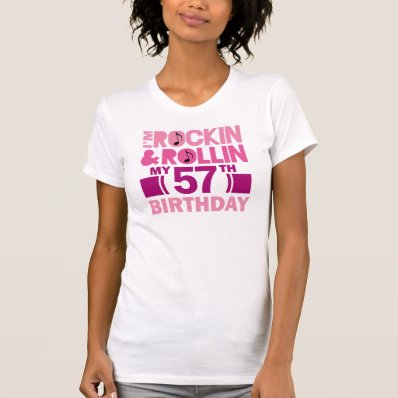 57th Birthday Gift Idea For Female Tshirts