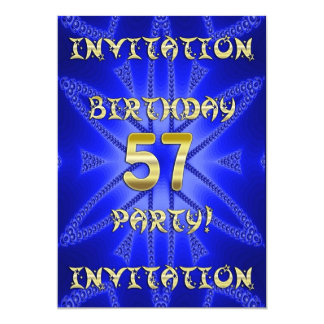 57th Birthday Invitations & Announcements | Zazzle