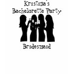 58192, Party Girl Bachelorette Party (Bridesmaid) Tanks