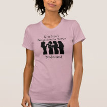 58192, Party Girl Bachelorette Party (Bridesmaid) t-shirts