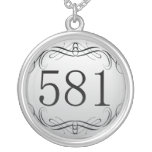 581 Area Code Custom Necklace