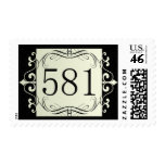 581 Area Code Postage Stamp