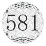 581 Area Code Round Stickers