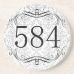 584 Area Code Beverage Coaster