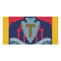 588px-036th_Infantry_Division_Band_Tabard Personalized Photo Card