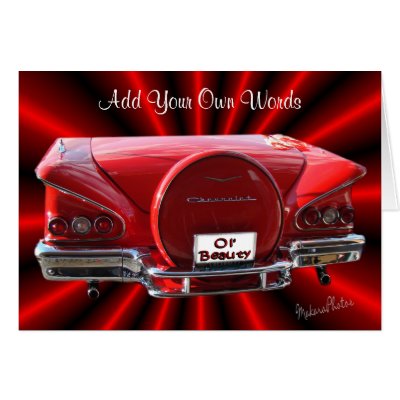 58 Chevy-any occasion-customize Cards by MakaraPhotos