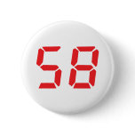 58 fifty-eight red alarm clock digital number buttons