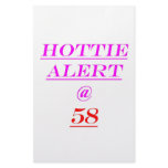 58 Hottie Alert Stationery