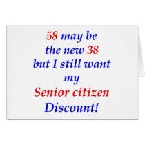 58 Senior Citizen Greeting Card