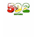 592 Area code for Guyana t-shirts by MySpaceCode 592 Area code for Guyana t-shirts