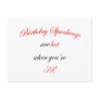 59 Birthday Spanking Postcard