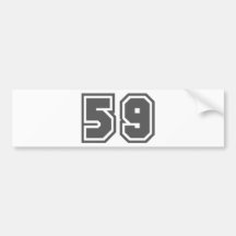 59 BUMPER STICKERS