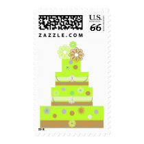 59 CENT STAMP WEDDING CAKE LIME MULTI POSTAGE