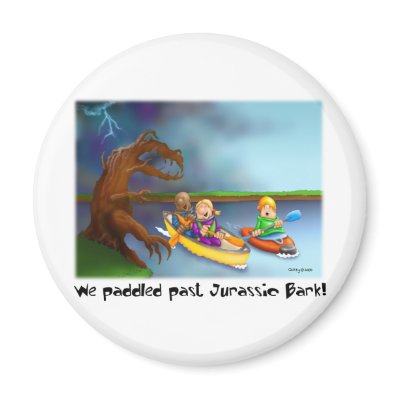 59_Jurrasic_Bark Magnet by kayakcapers