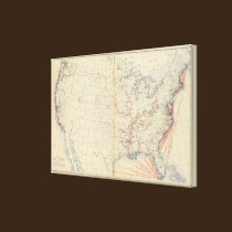 59 Navigable rivers, routes 1890 canvas prints
